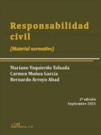 Responsabilidad civil, de Mariano Yzquierdo Tolsada | portada del libro