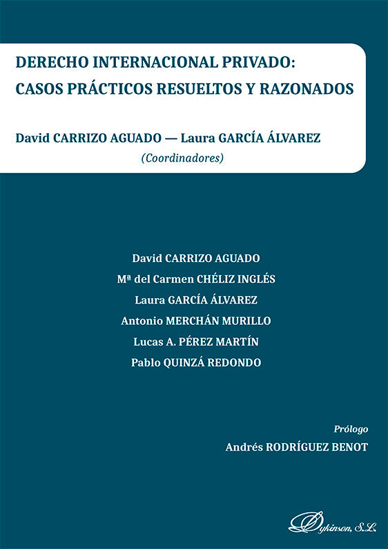 DERECHO INTERNACIONAL PRIVADO CASOS PRACTICOS RESUELTOS Y R | portada del libro