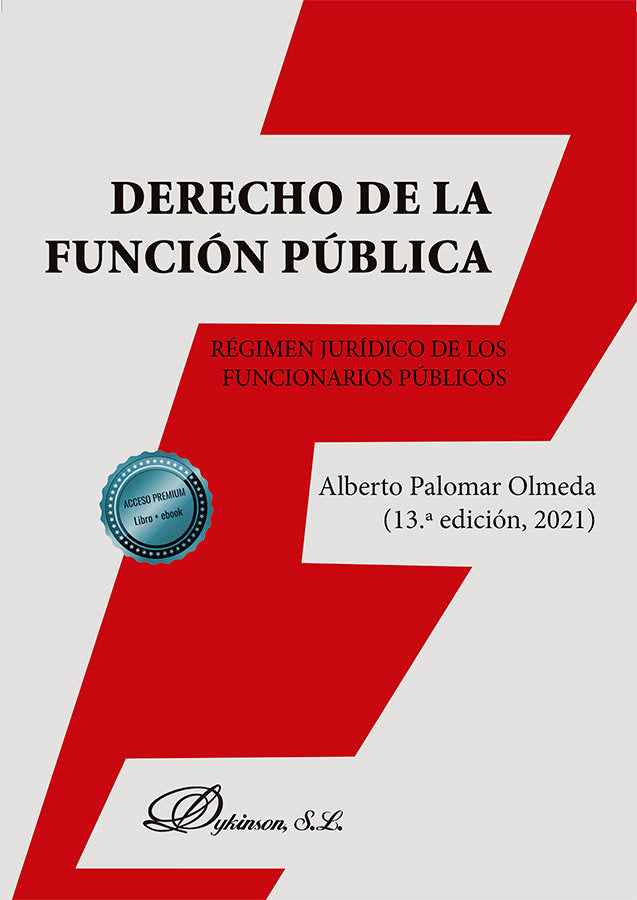 DERECHO DE LA FUNCION PUBLICA, de PALOMAR OLMEDA, ALBERTO | portada del libro