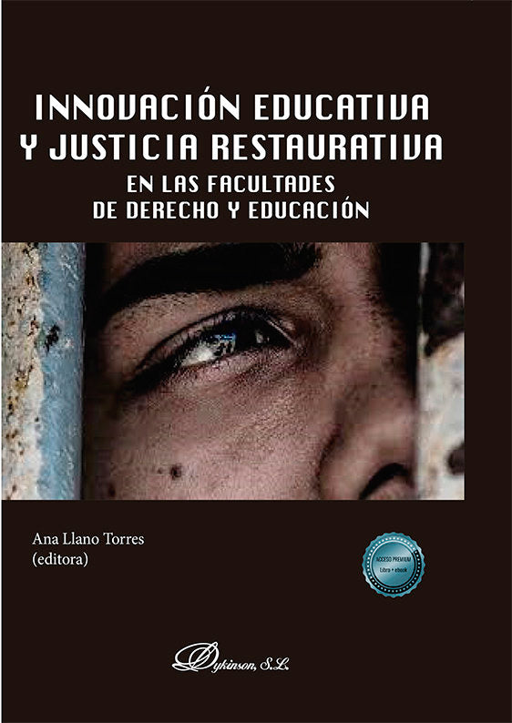 INNOVACION EDUCATIVA Y JUSTICIA RESTAURATIVA EN LAS FACULTAD | portada del libro