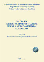 Hacia un derecho administrativo, fiscal y medioambiental romano IV | portada del libro
