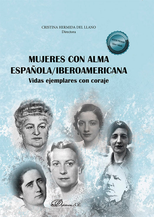 MUJERES CON ALMA ESPAÑOLA IBEROAMERICANA | portada del libro