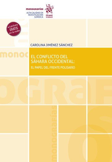 EL CONFLICTO DEL SAHARA OCCIDENTAL EL PAP, de JIMENEZ SANCHEZ, CAROLINA | portada del libro