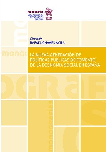 LA NUEVA GENERACION DE POLITICAS PUBLICAS DE FOMENTO DE LA E, de MOZAS MORAL | portada del libro
