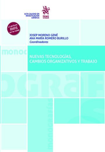 NUEVAS TECNOLOGIAS CAMBIOS ORGANIZATIVOS, de MORENO GENE | portada del libro