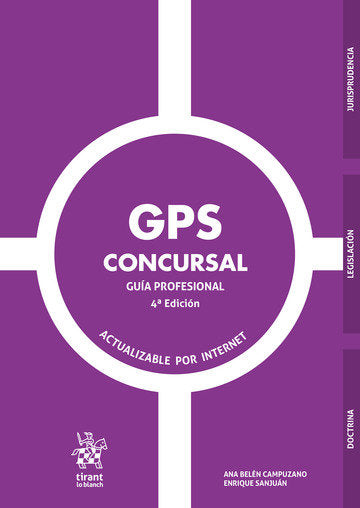 GPS CONCURSAL GUIA PROFESIONAL 4º EDICION, de CAMPUZANO | portada del libro