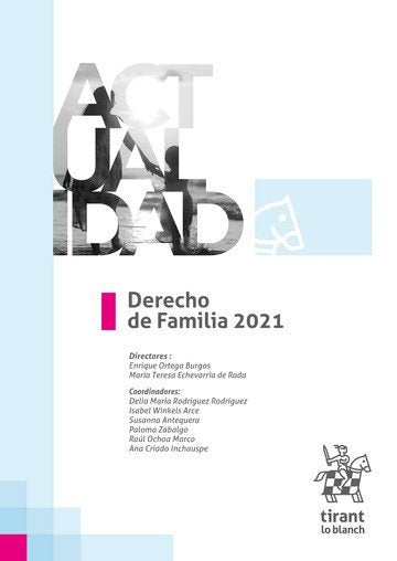 Derecho de familia 2021, de ORTEGA BURGOS | portada del libro