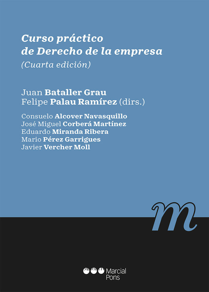 CURSO PRACTICO DE DERECHO DE LA EMPRESA (4ª ED.), de BATALLER GRAU, JUAN | portada del libro
