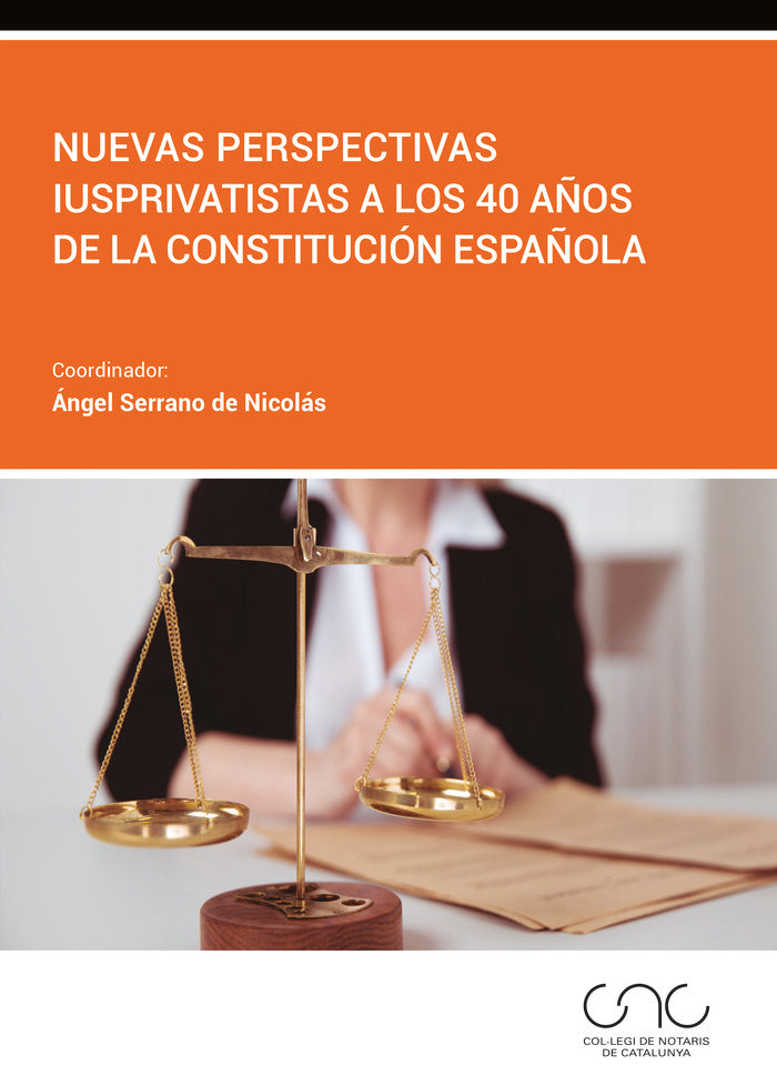 NUEVAS PERSPECTIVAS IUSPRIVATISTAS A LOS 40 AÑOS DE LA CONST | portada del libro