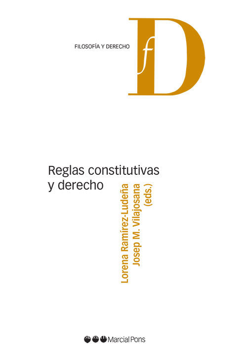 Reglas constitutivas y derecho | portada del libro