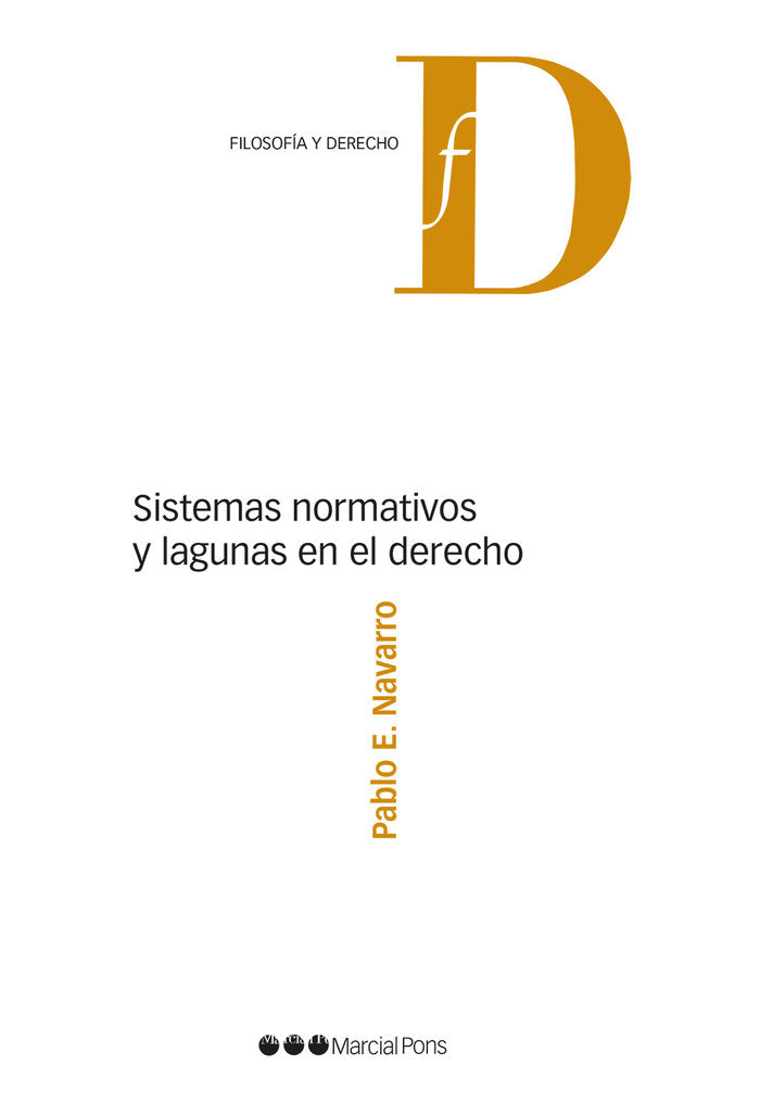 Sistemas normativos y lagunas en el derecho, de NAVARRO,PABLO E | portada del libro