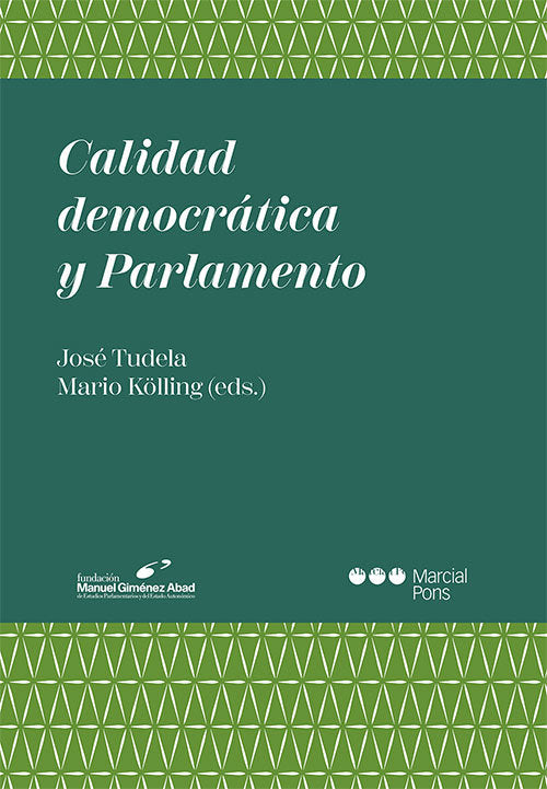 CALIDAD DEMOCRATICA Y PARLAMENTO, de TUDELA ARANDA,JOSE | portada del libro