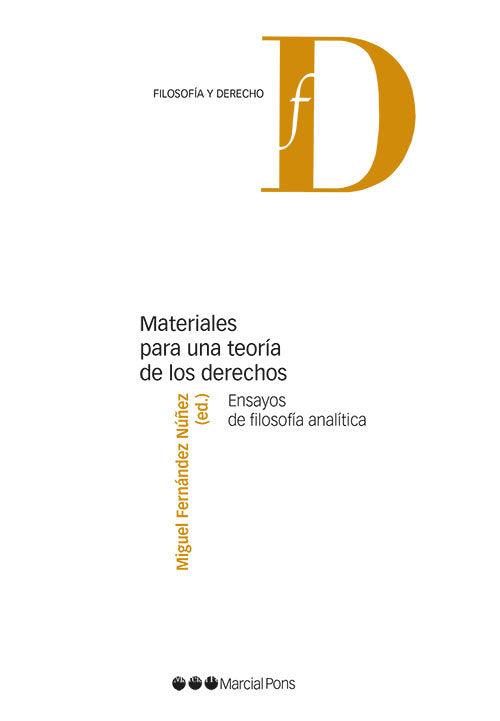 MATERIALES PARA UNA TEORIA DE LOS DERECHOS, de FERNANDEZ NUÑEZ,MIGUEL | portada del libro