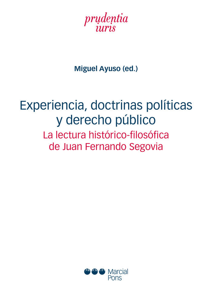 EXPERIENCIA, DOCTRINAS POLITICAS Y DERECHO PUBLICO, de AYUSO,MIGUEL | portada del libro