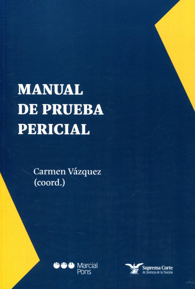 MANUAL DE PRUEBA PERICIAL, de VAZQUEZ ROJAS, CARMEN | portada del libro