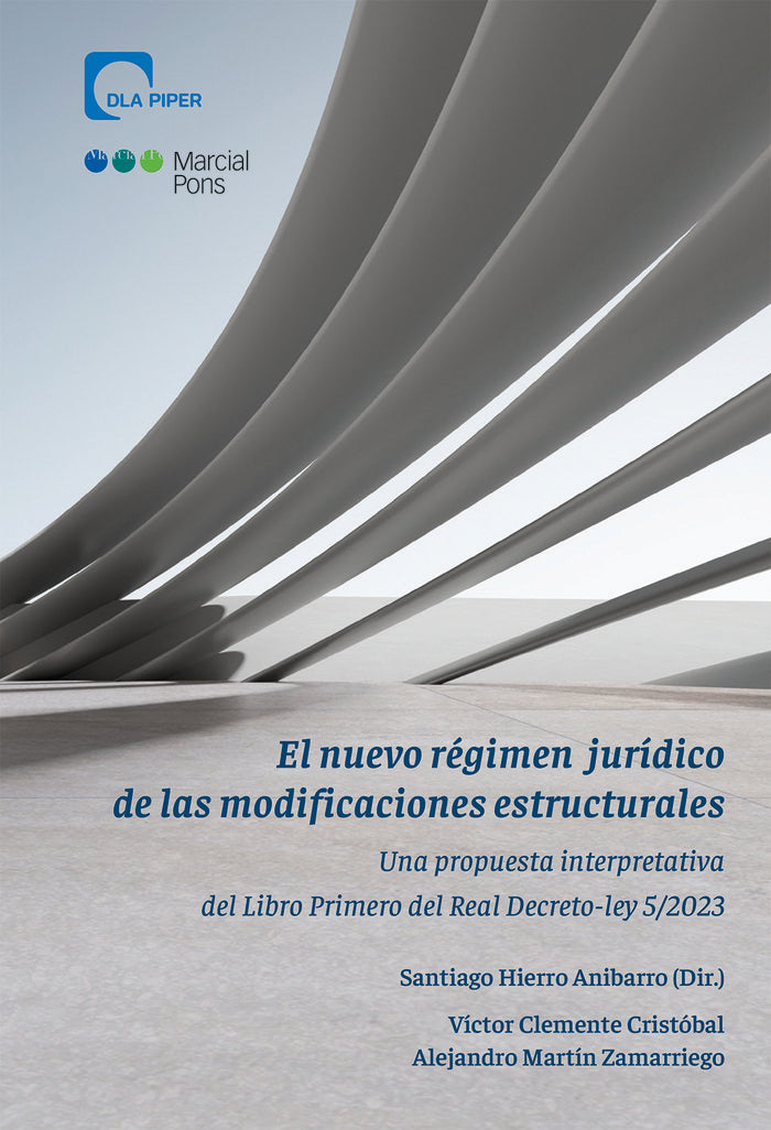 EL NUEVO REGIMEN JURIDICO DE LAS MODIFICACIONES ESTRUCTURALES, de HIERRO ANIBARRO, SANTIAGO | portada del libro