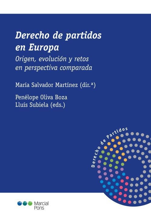 DERECHO DE PARTIDOS EN EUROPA, de SALVADOR MARTINEZ,MARIA | portada del libro