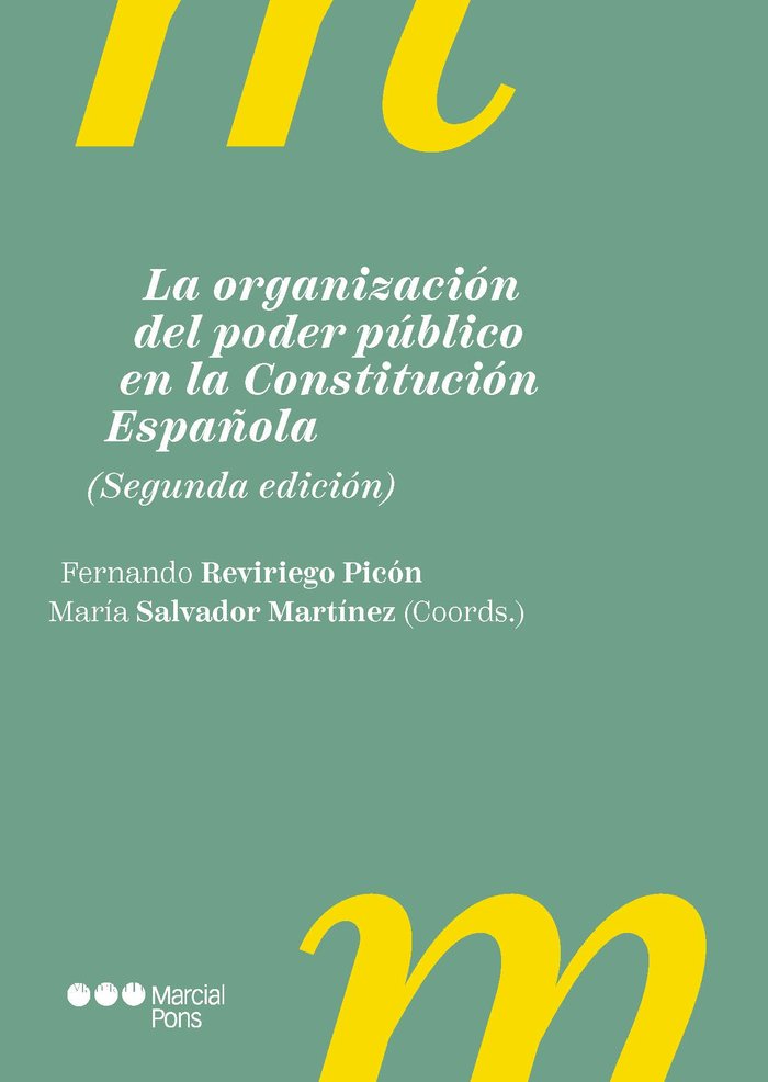 LA ORGANIZACION DEL PODER PUBLICO EN LA CONSTITUCION ESPAÑOLA, de MARIA SALVADOR MARTINEZ | portada del libro