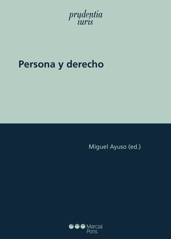 PERSONA Y DERECHO, de AYUSO,MIGUEL | portada del libro