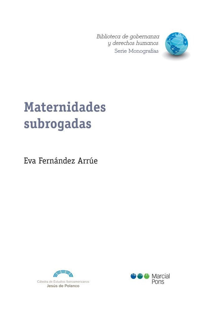 MATERNIDADES SUBROGADAS, de FERNANDEZ ARRUE, EVA | portada del libro