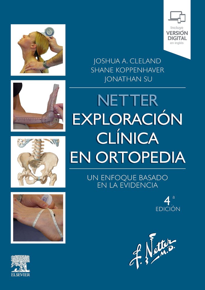 NETTER EXPLORACION CLINICA EN ORTOPEDIA, de CLELAND, JOSHUA | portada del libro
