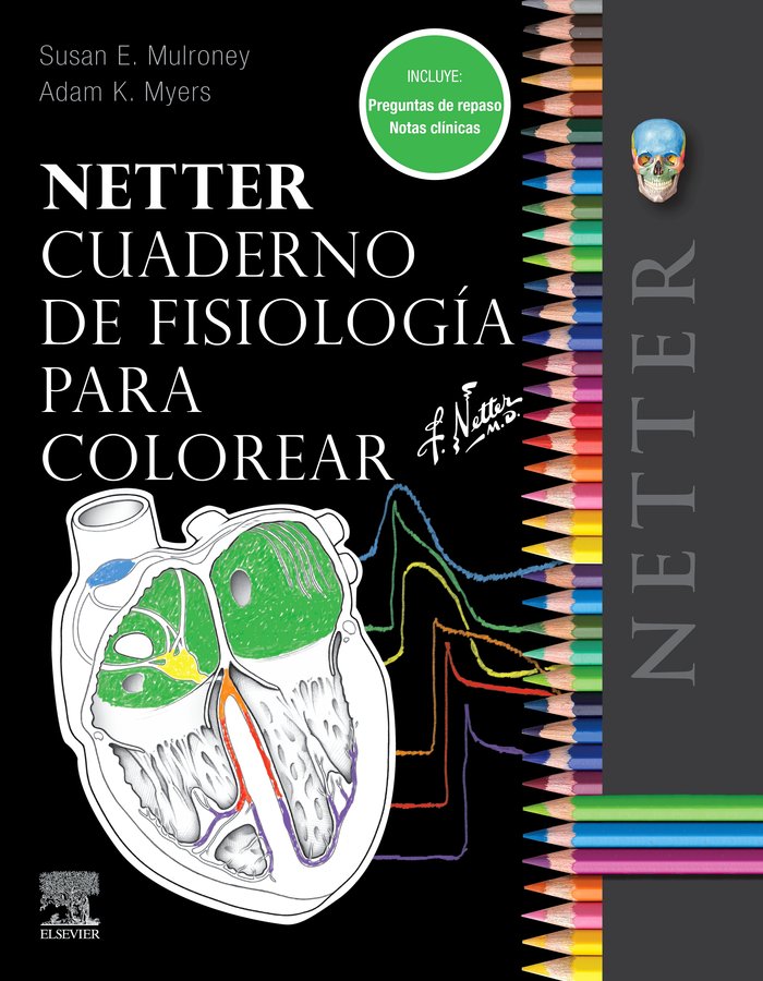 NETTER CUADERNO DE FISIOLOGIA PARA COLOREAR, de MULRONEY | portada del libro