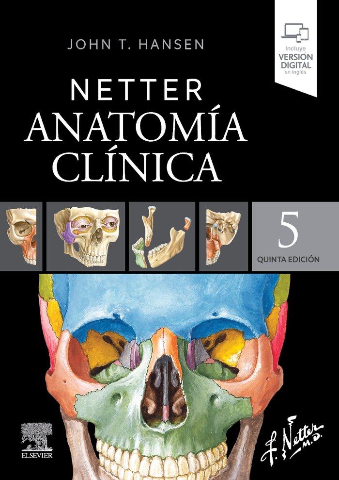 NETTER ANATOMIA CLINICA 5ª ED, de HANSEN | portada del libro