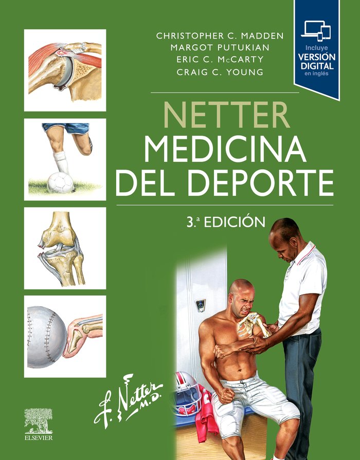 NETTER:MEDICINA DEL DEPORTE, de MADDEN | portada del libro