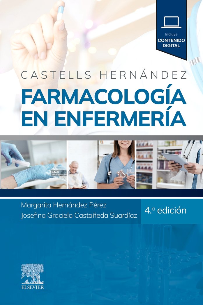 CASTELLS HERNANDEZ FARMACOLOGIA EN ENFERMERIA 4ª ED, de HERNANDEZ PEREZ | portada del libro
