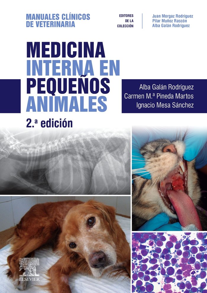 MEDICINA INTERNA EN PEQUEÑOS ANIMALES 2ª ED, de GALAN | portada del libro