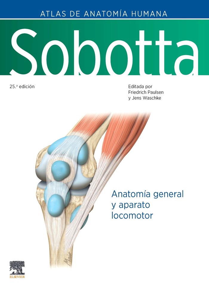 SOBOTTA ATLAS DE ANATOMIA HUMANA VOL 1 25ª ED, de PAULSEN | portada del libro