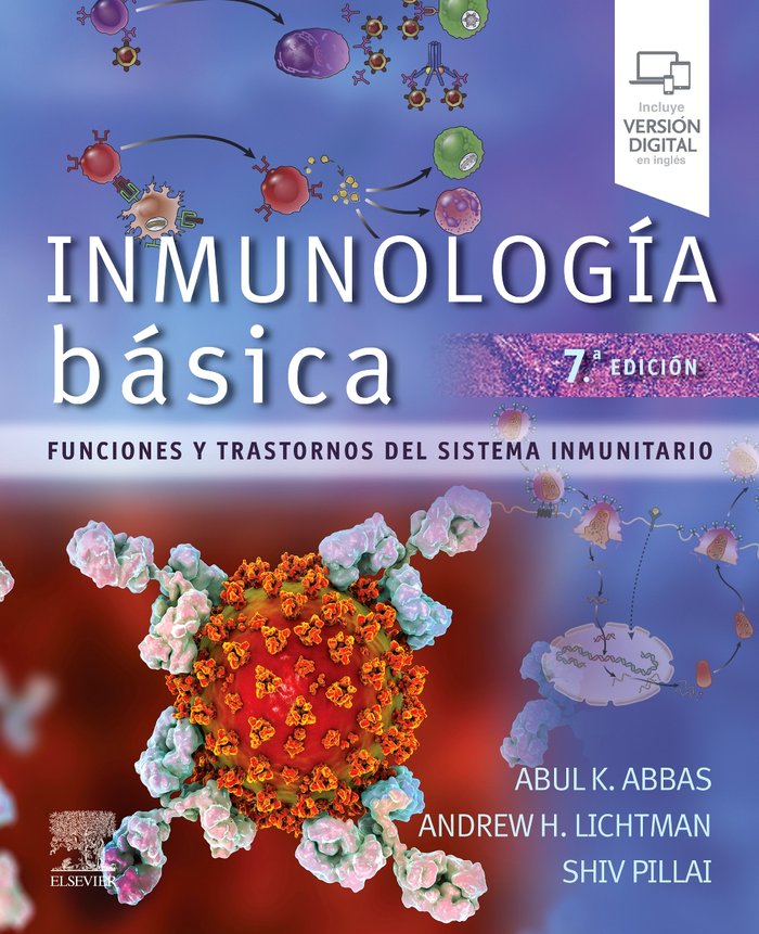 INMUNOLOGIA BASICA 7ª ED, de ABBAS | portada del libro