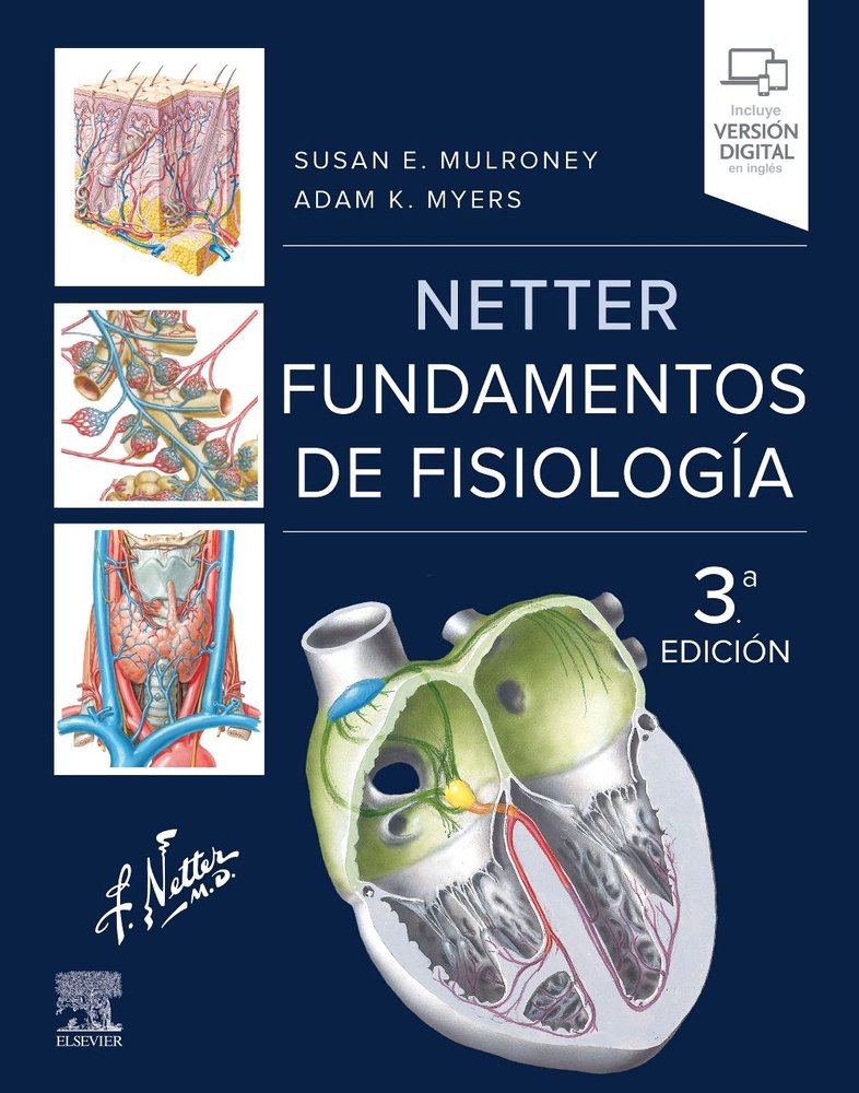 NETTER FUNDAMENTOS DE FISIOLOGIA 3ª ED, de MULRONEY | portada del libro