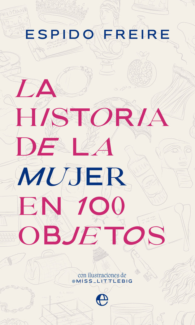 LA HISTORIA DE LA MUJER EN 100 OBJETOS, de FREIRE, ESPIDO | portada del libro