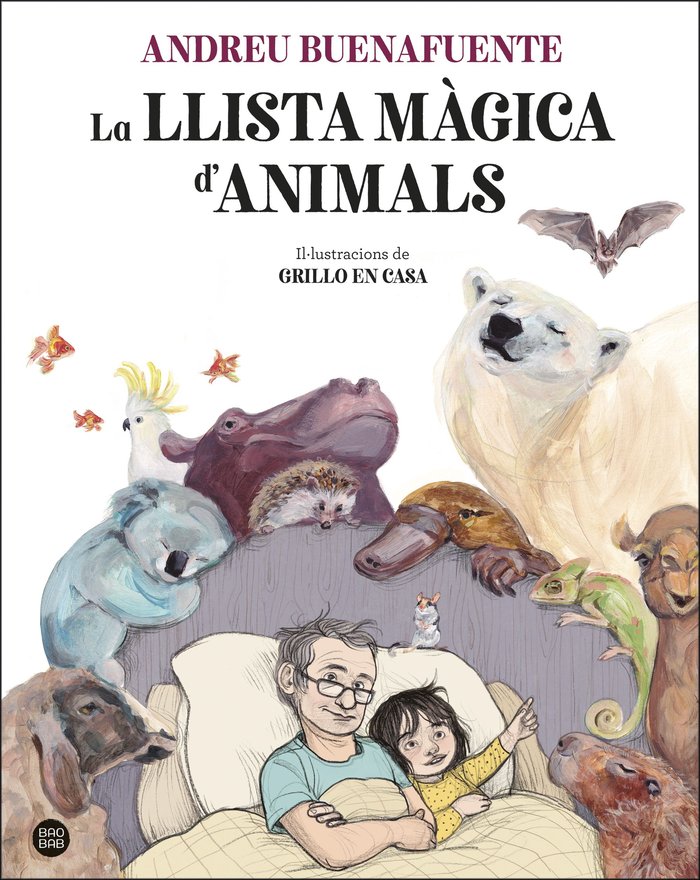 LA LLISTA MAGICA D'ANIMALS, de BUENAFUENTE, ANDREU | portada del libro