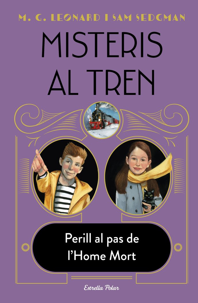 MISTERIS AL TREN 4 PERILL AL PAS DE LHOME MORT, de LEONARD, M.G. | portada del libro