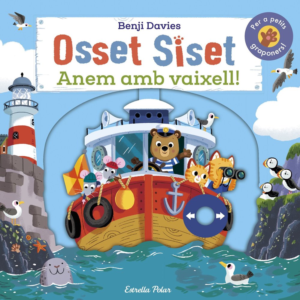 Osset Siset. Anem amb vaixell!, de BENJI DAVIES | portada del libro
