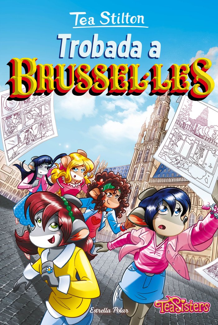 TROBADA A BRUSSEL·LES, de STILTON, TEA | portada del libro