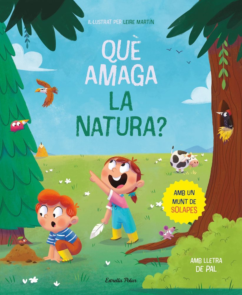 QUE AMAGA LA NATURA LLIBRE AMB SOLAPES, de MARTIN CURTO, LEIRE | portada del libro
