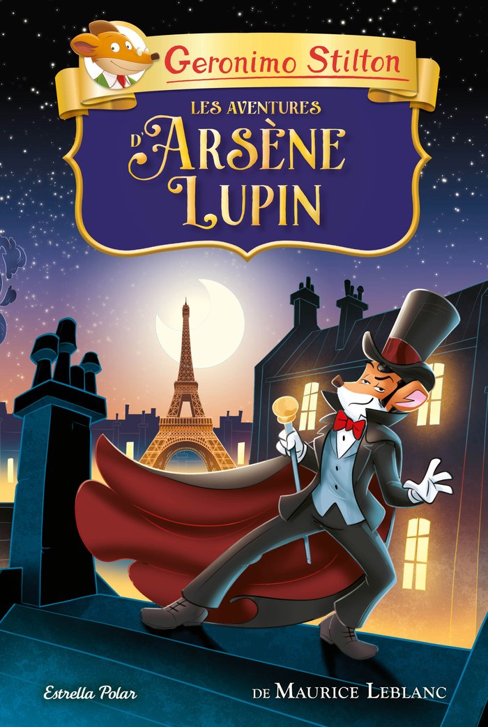 LES AVENTURES D'ARSENE LUPIN, de STILTON, GERONIMO | portada del libro