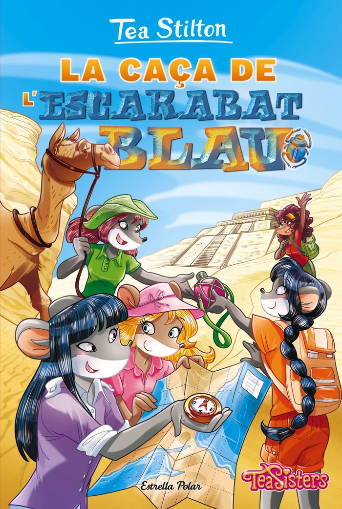 LA CAÇA DE L'ESCARABAT BLAU, de STILTON, TEA | portada del libro