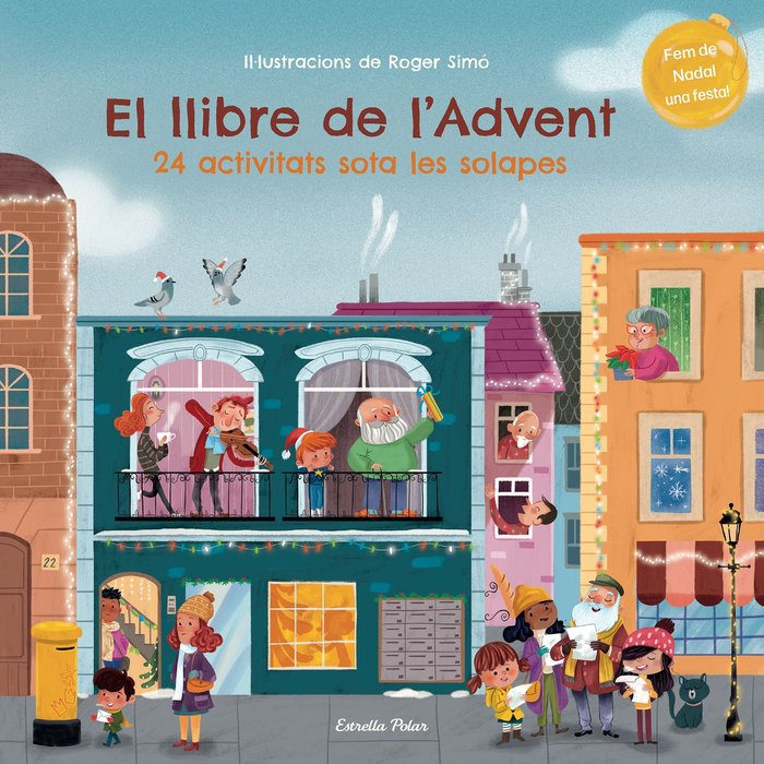 El llibre de l'Advent. 24 activitats sota les solapes, de SIMO, ROGER | portada del libro