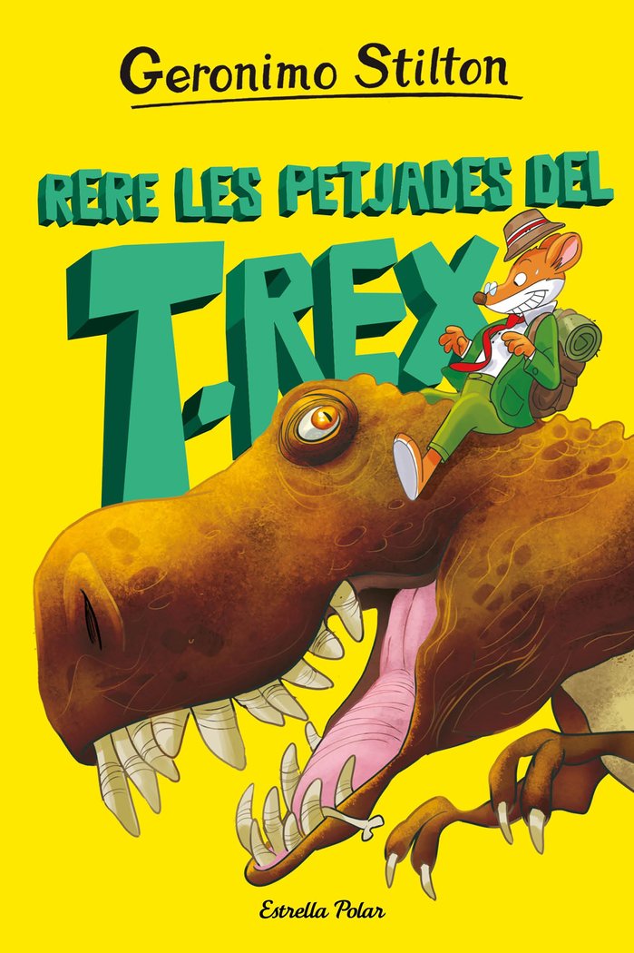 L'Illa dels Dinosaures 1. Rere les petjades del T-Rex, de GERONIMO STILTON | portada del libro
