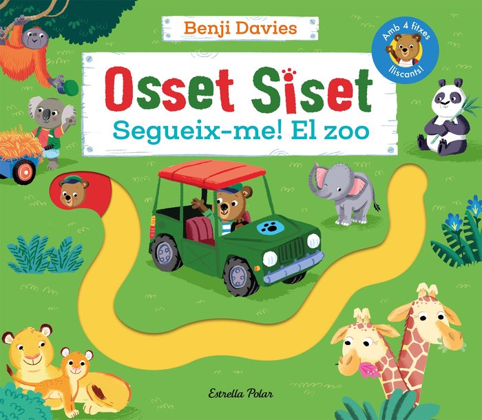 Osset siset:segueix-me! el zoo, de BENJI DAVIES | portada del libro