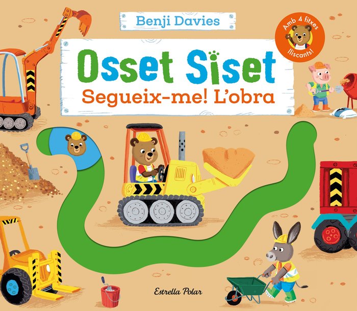 Osset siset:segueix-me! l'obra, de BENJI DAVIES | portada del libro
