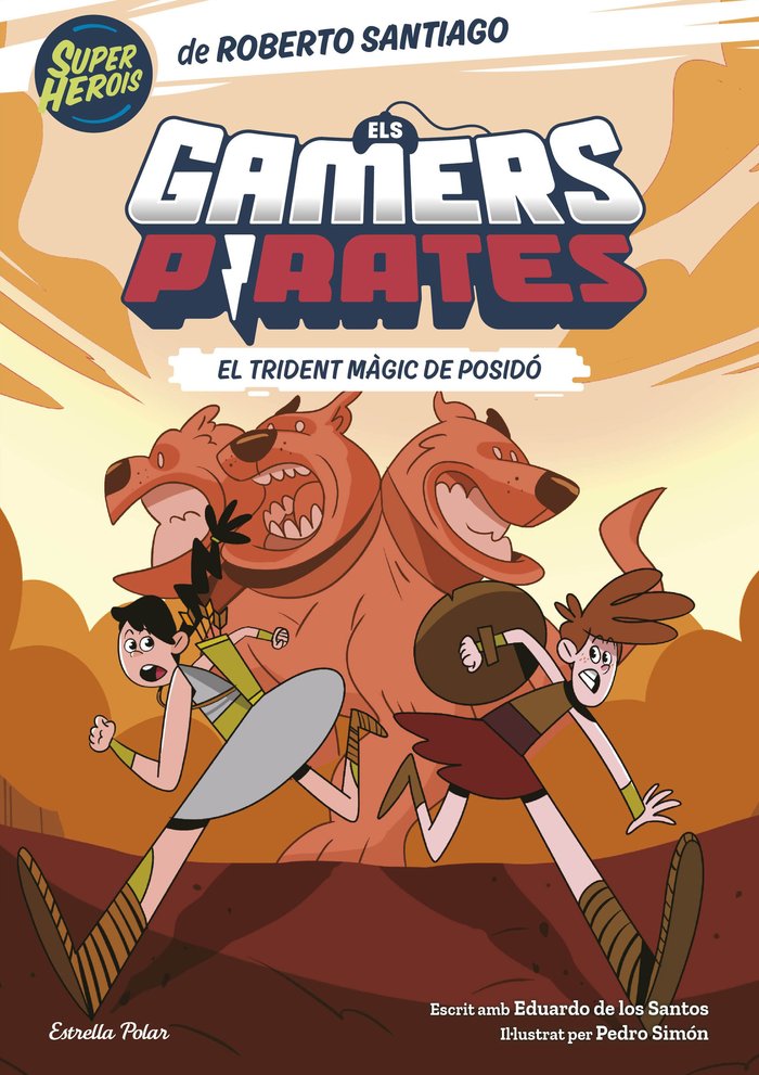 ELS GAMERS PIRATES 3. EL TRIDENT MAGIC DE POSIDO, de SANTIAGO, ROBERTO | portada del libro