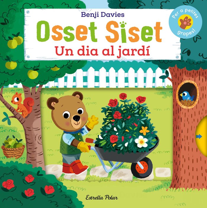 Osset siset:un dia al jardi, de BENJI DAVIES | portada del libro