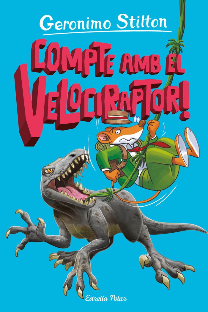 L Illa dels Dinosaures 3. Compte amb el velociraptor!, de STILTON, GERONIMO | portada del libro
