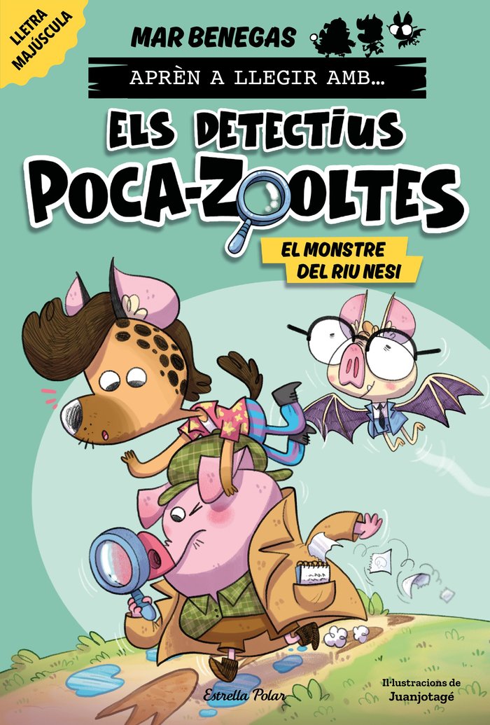 APREN A LLEGIR AMB... ELS DETECTIUS POCA-ZOOLTES! 1. EL MONSTRE DEL RIU NESI, de BENEGAS, MAR | portada del libro