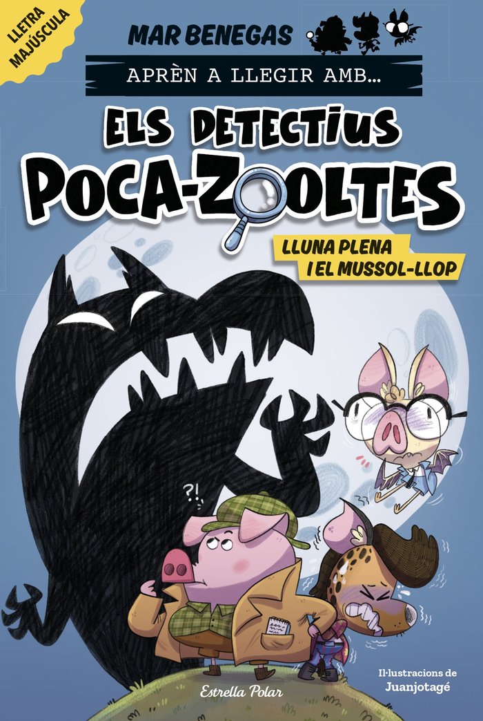 APREN A LLEGIR AMB ELS DETECTIUS POCA ZOOLTES 3 LLUNA, de MAR BENEGAS | portada del libro